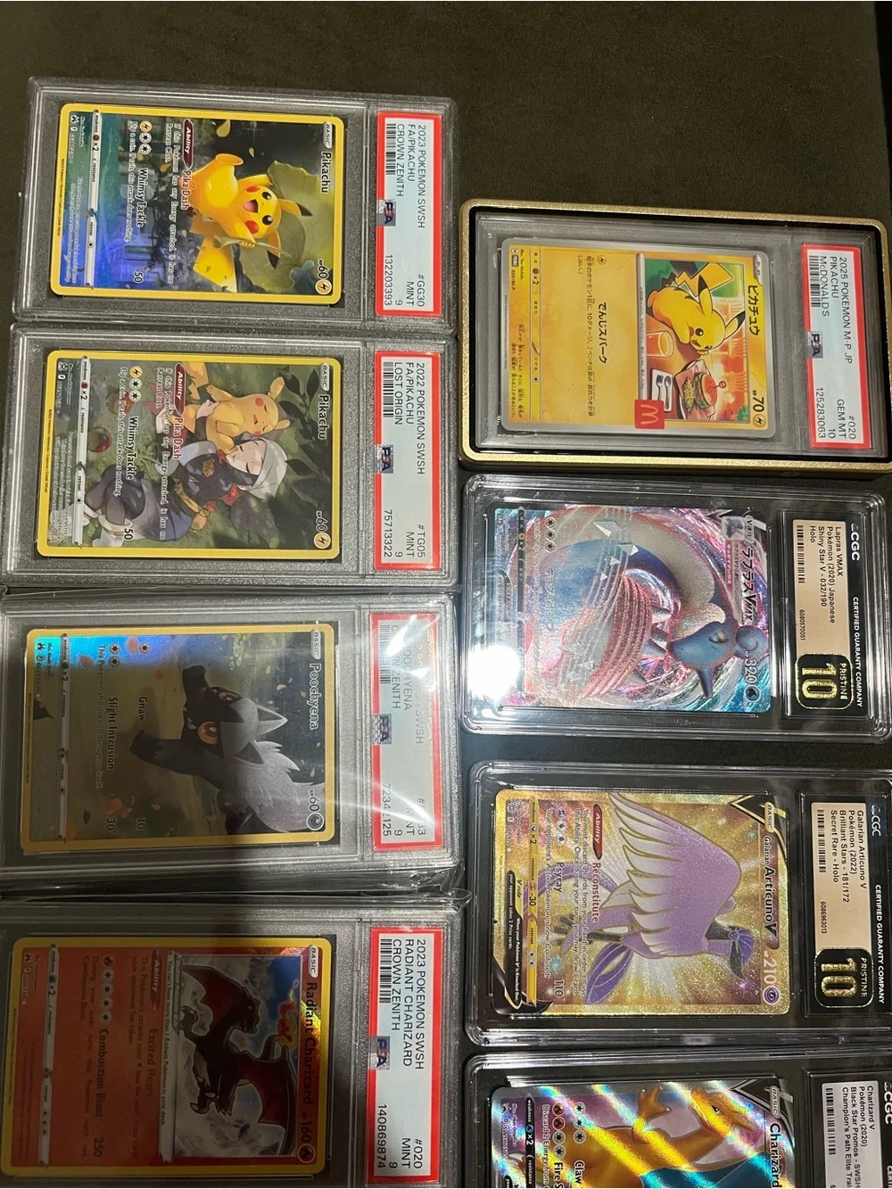 Graded Pokemon card bundle